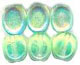 Half Rainbow Glass Beads - click here for large view
